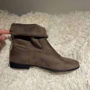 Suede ankle boots